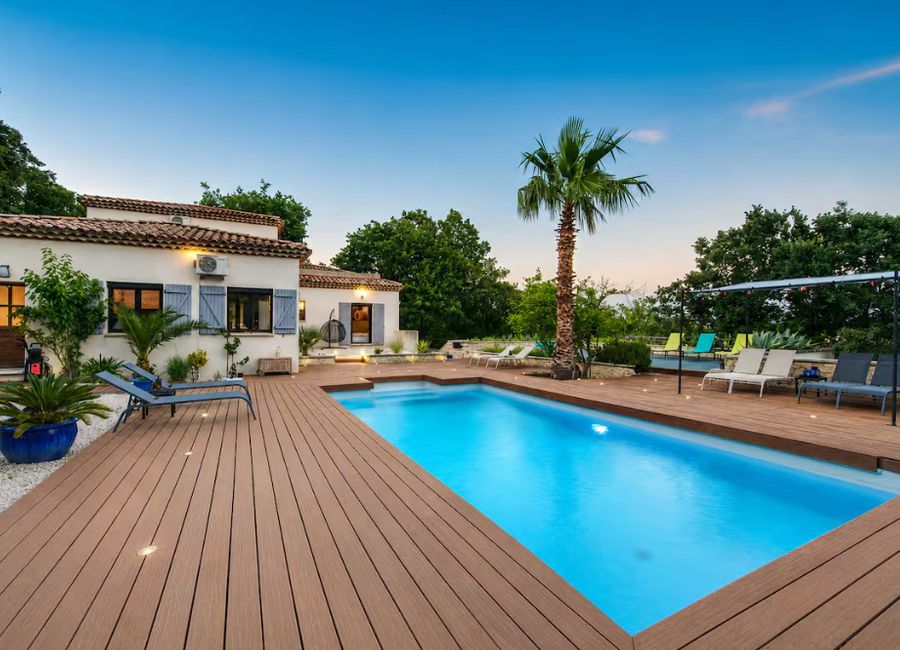 Photo 1 de piscine et couchers de soleil en Provence
