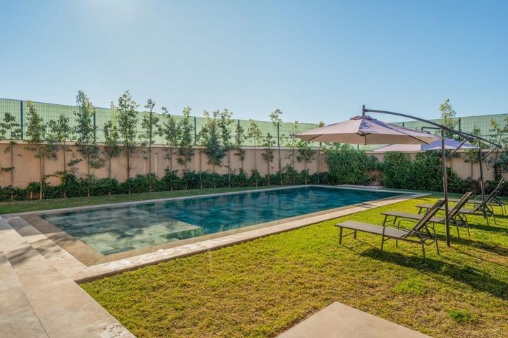 villa piscine chauffée sans vis à vis