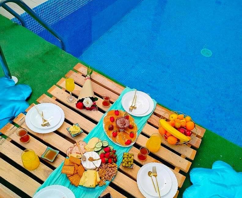Photo 2 de location niveau de villa avec piscine privée 