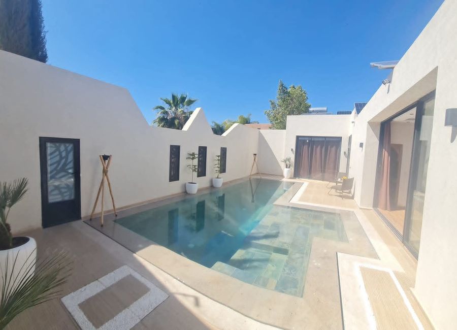 Photo 2 de Villa design piscine privée, accès direct depuis le salon – Marrakech