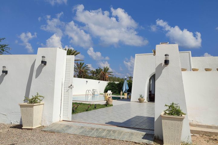belle villa plain pied,   Djerba Tunisie 