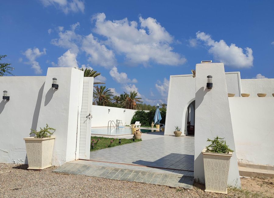Photo 1 de belle villa plain pied,   Djerba Tunisie 