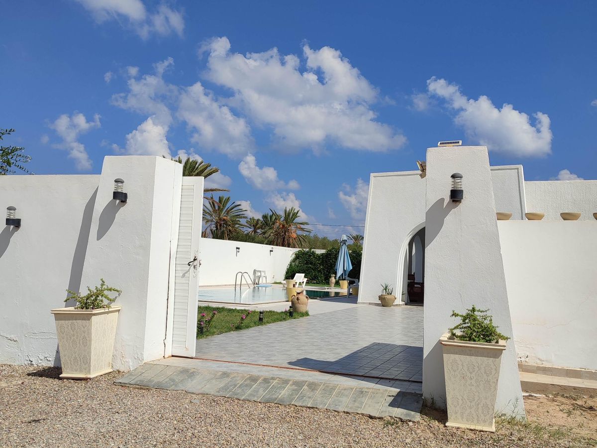 Photo de belle villa plain pied,   Djerba Tunisie 