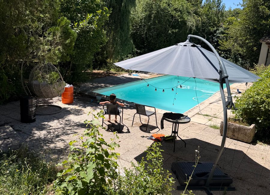 Photo 3 de Parenthèse enchantée aux portes des Cévennes : Piscine privée & Détente absolue