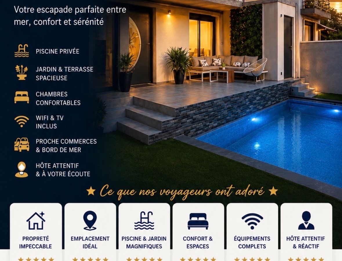 Photo de Villa tout confort à Béziers – Piscine, Wi-Fi, parking gratuit