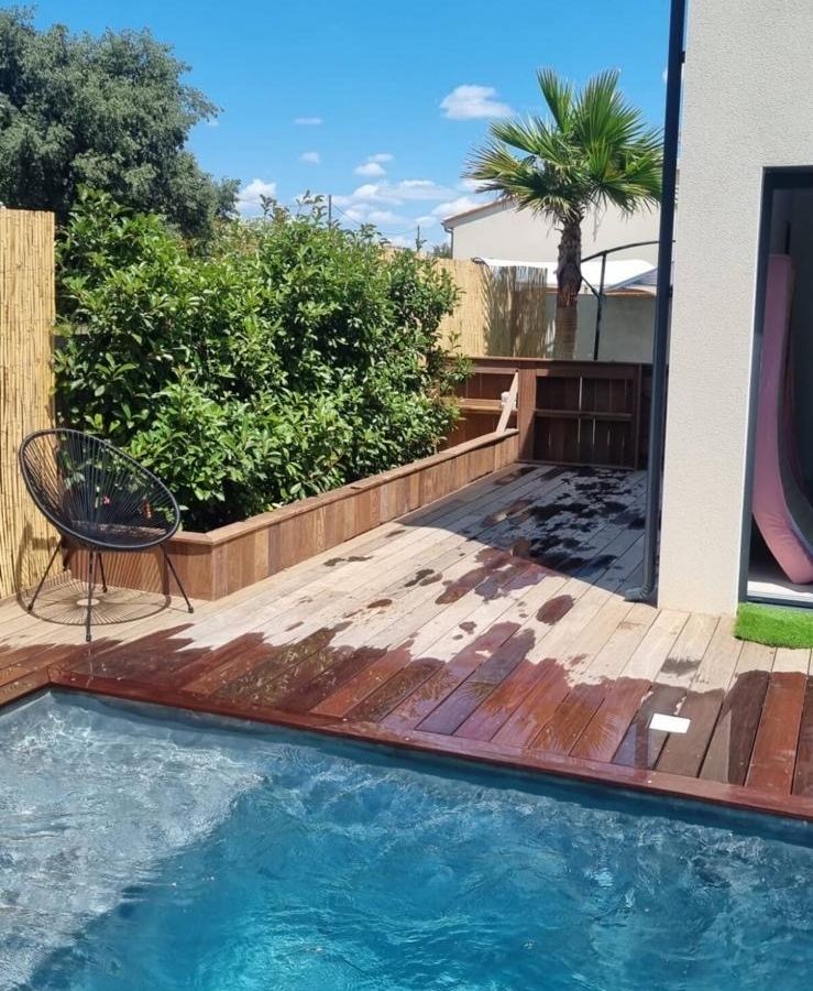 Photo de villa avec piscine 