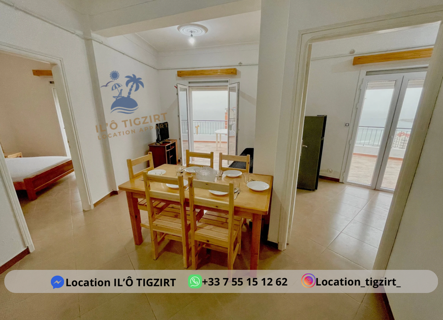 Photo 3 de Appartements F3 Tigzirt vu sur mer