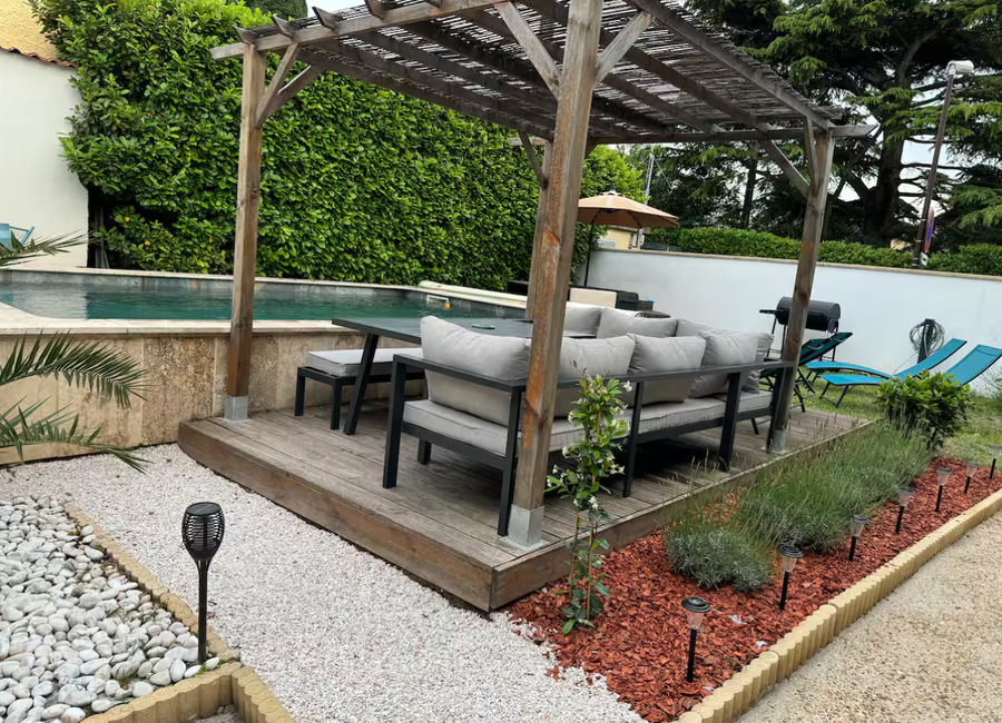 Photo 3 de Logement 47m2 indépendant spa piscine privatisé