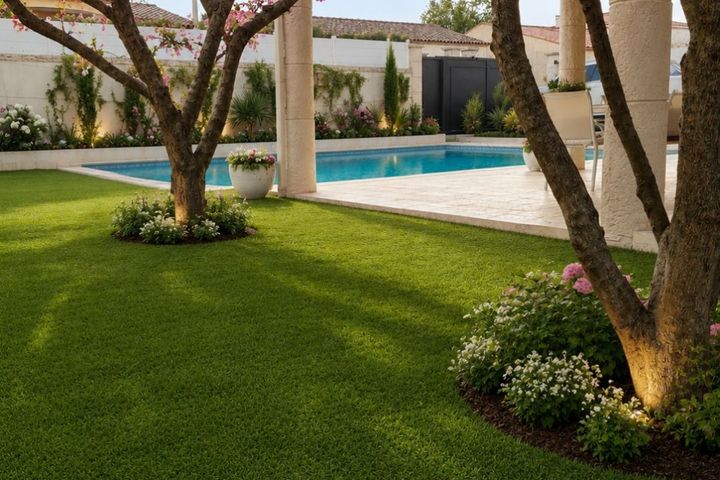 villa avec  piscine sans vis a vis