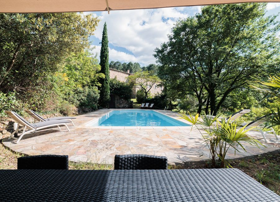 Photo 1 de Bastide piscine Ardèche 14 personnes