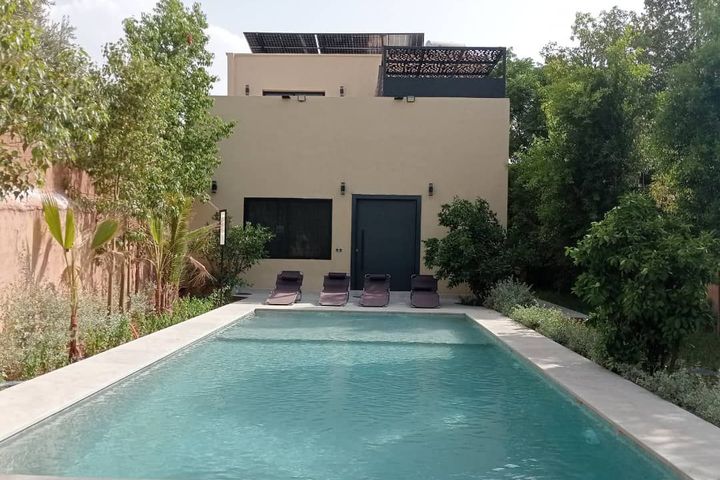 Villa Marrakech nature piscine jacuzzi sauna calme