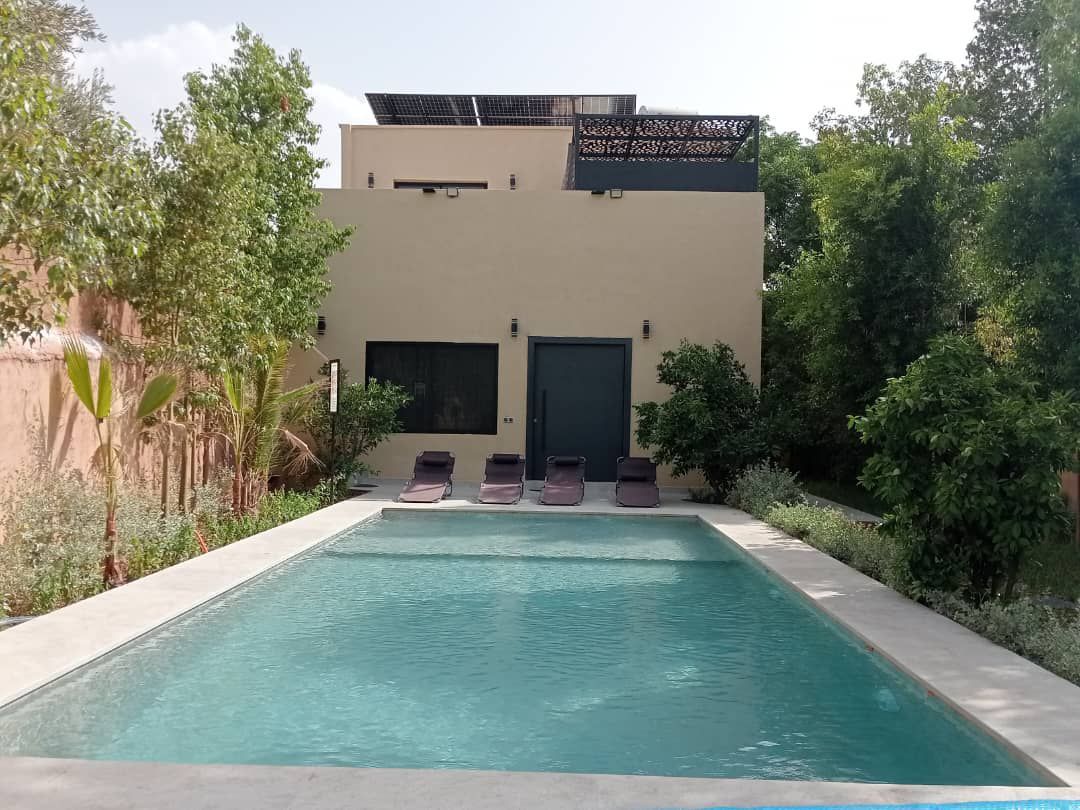 Photo de Villa Marrakech nature piscine jacuzzi sauna calme