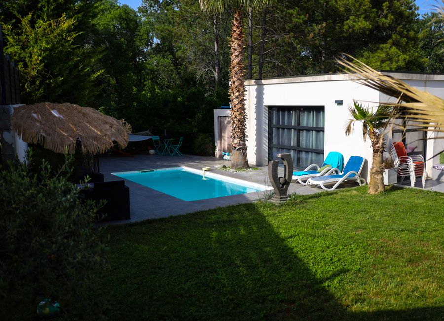 Photo 2 de Villa palmeraie piscine sans vis à vis Montpellier