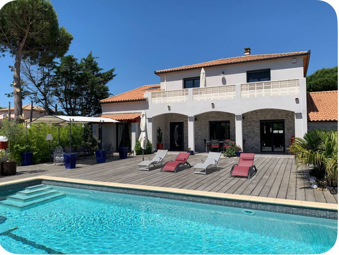 Photo de Villa Cap d'Agde avec piscine privée sans vis à vis 