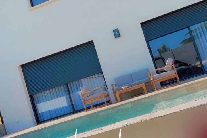 villa/piscine contemporaine