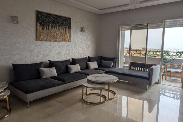 Agadir Appartement moderne - terrasse vue mer