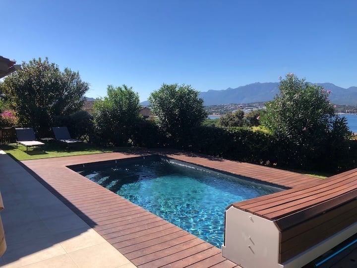 Photo 1 de VILLA ZIGLIONE - 3CH PISCINE PRIVEE CHAUF. VUE MER