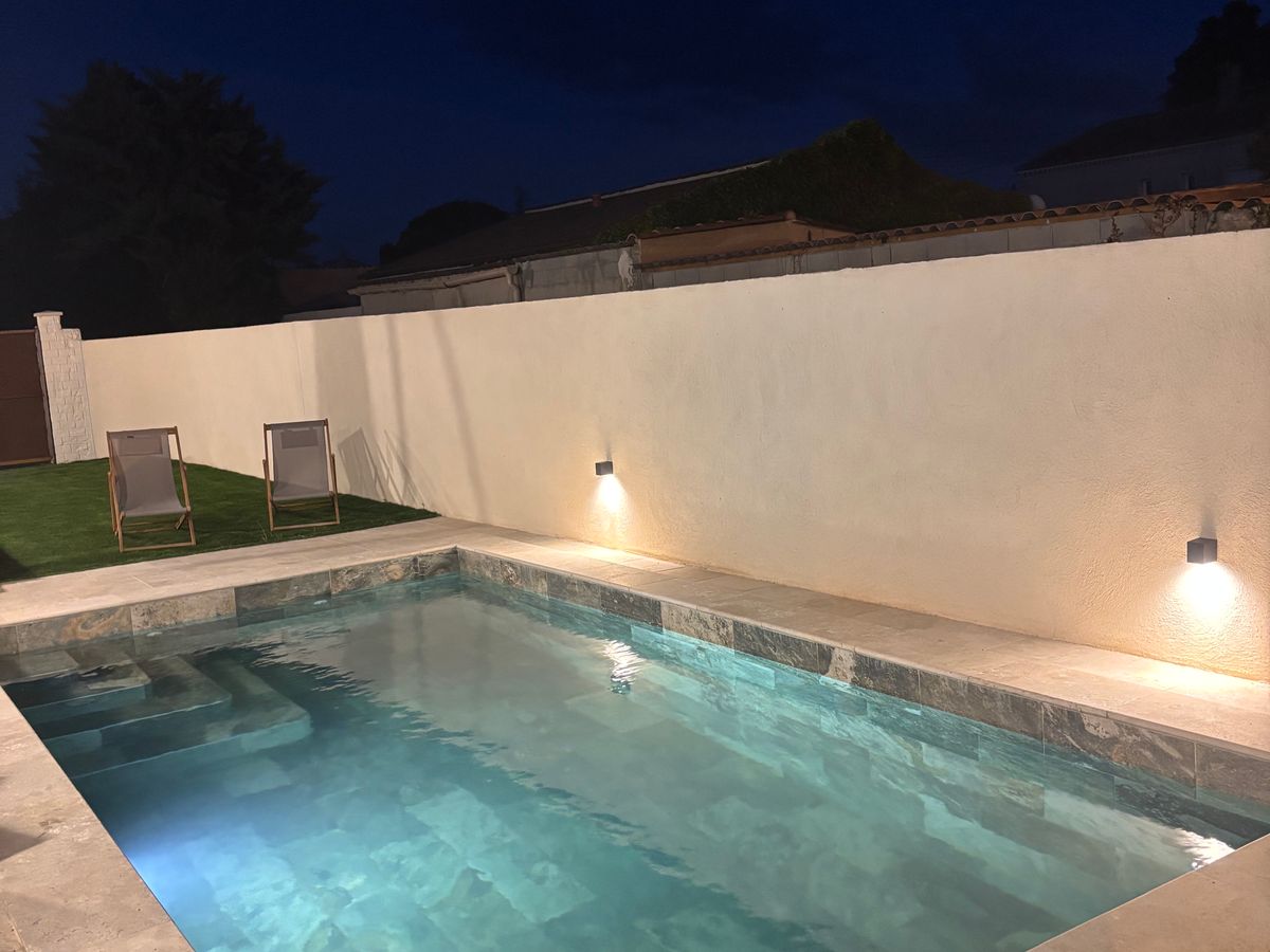 Photo de Villa avec piscine chauffée sans vis à vis 