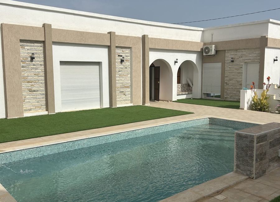 Photo 1 de Villa avec piscine à Djerba Tezdayne