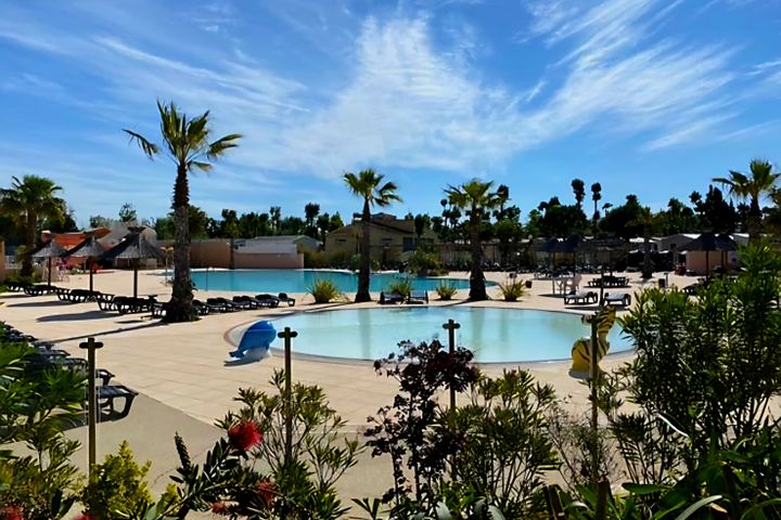 mobilhome 6 personnes camping 4* les sables du midi