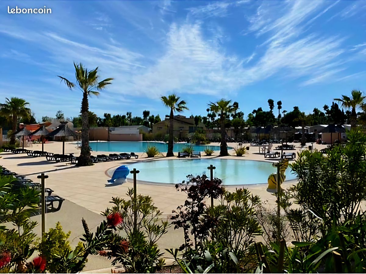 Photo de mobilhome 6 personnes camping 4* les sables du midi
