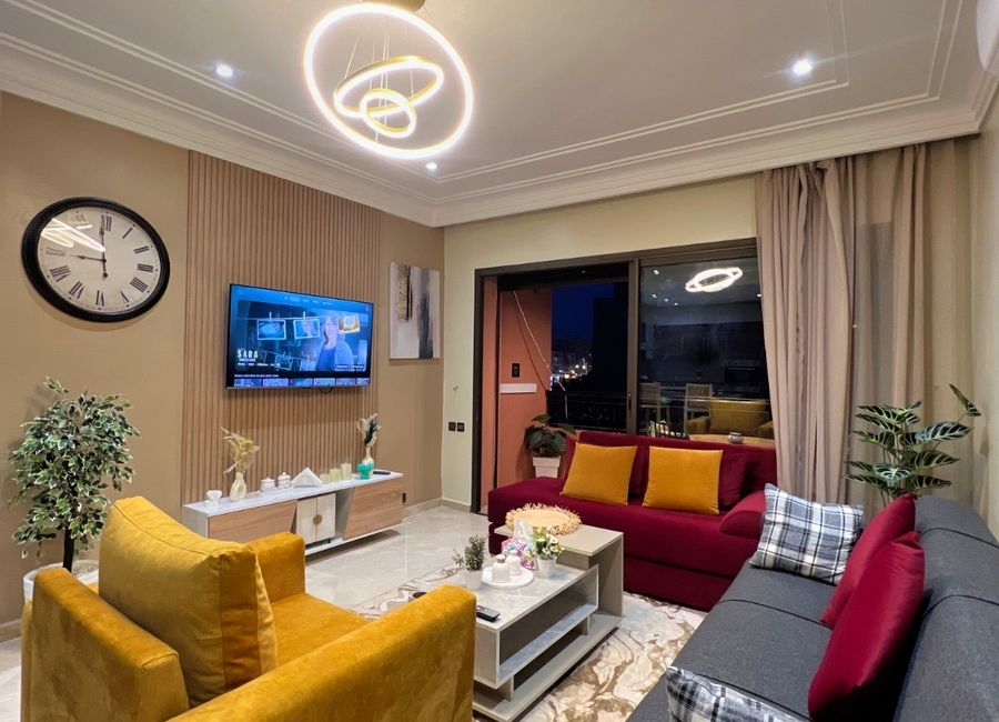 Photo 2 de Cozy Modern Apt | Balcon & Wifi | Centre Gueliz