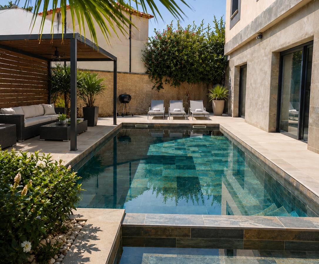 Photo de Villa de luxe, avec piscine et jaccuzi près des plages de Montpellier 