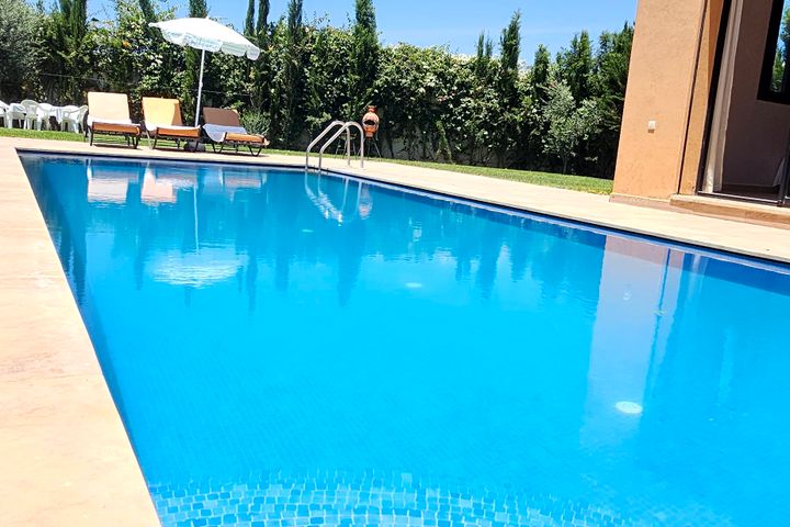villa à louer sur la route d'ourika