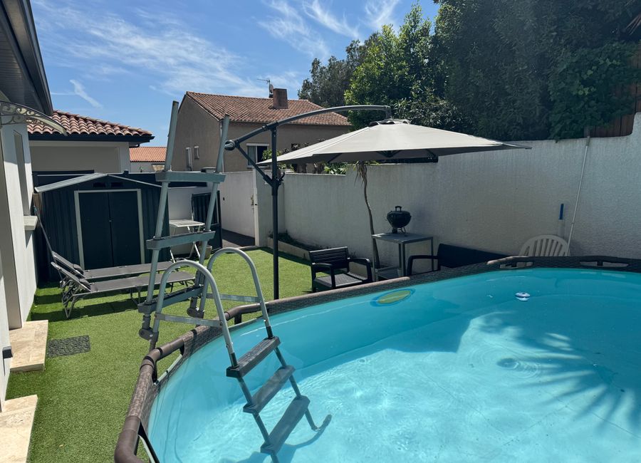 Photo 2 de Charmante maison avec piscine à 10 minutes des plages