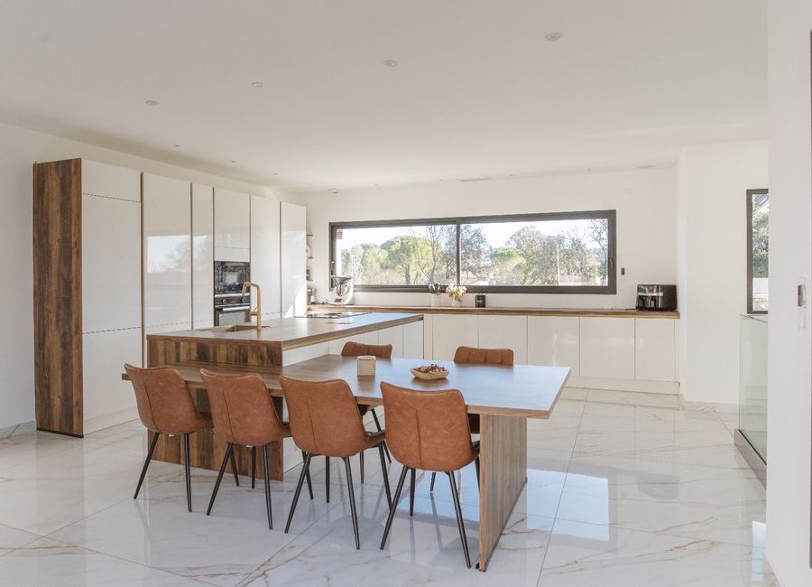Photo 2 de grande villa contemporaine dans le sud avec piscine 