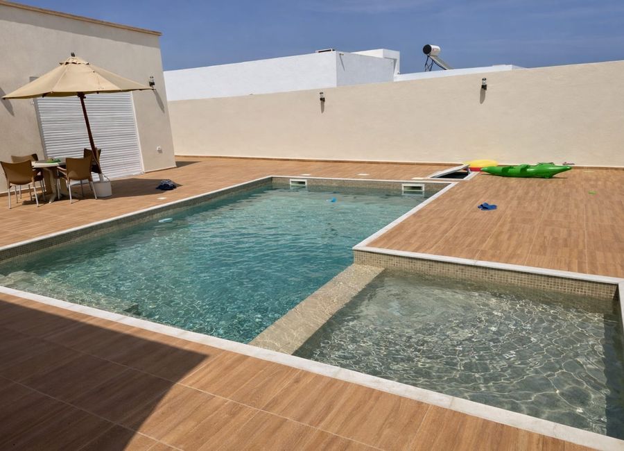 Photo 2 de JOLIE VILLA RUSICA AVEC PISCINE SANS VIS-À-VIS &BASSIN POUR ENFANTS 🌴 île de Djerba Tezdaine 