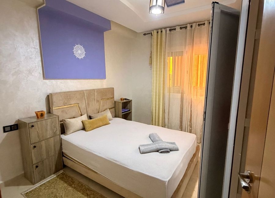 Photo 1 de 🏡 **Élégant appartement meublé à louer à la journée à Tanger –  près de la gare routière** ✨