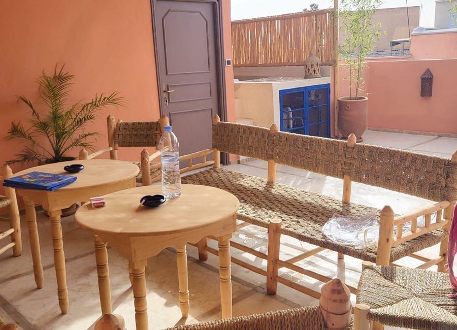 Photo 2 de magnifique Riad avec petit bassin en terasse et vis à vis