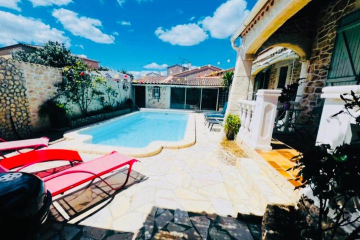 Grande villa avec piscine, spa, clim, sans vis à vis 