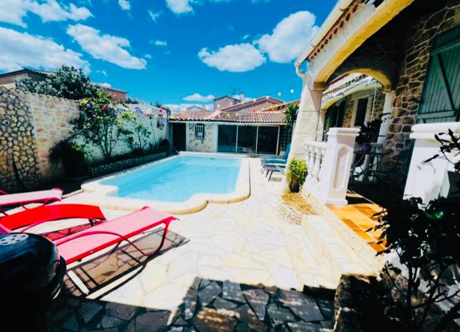 Photo 1 de Grande villa avec piscine, spa, clim, sans vis à vis 