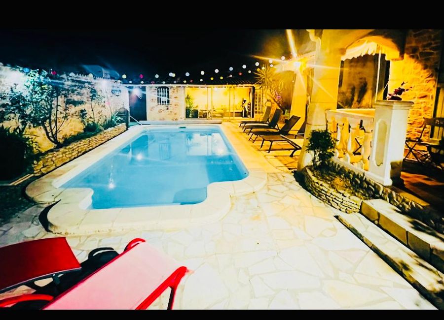 Photo 2 de Grande villa avec piscine, spa, clim, sans vis à vis 