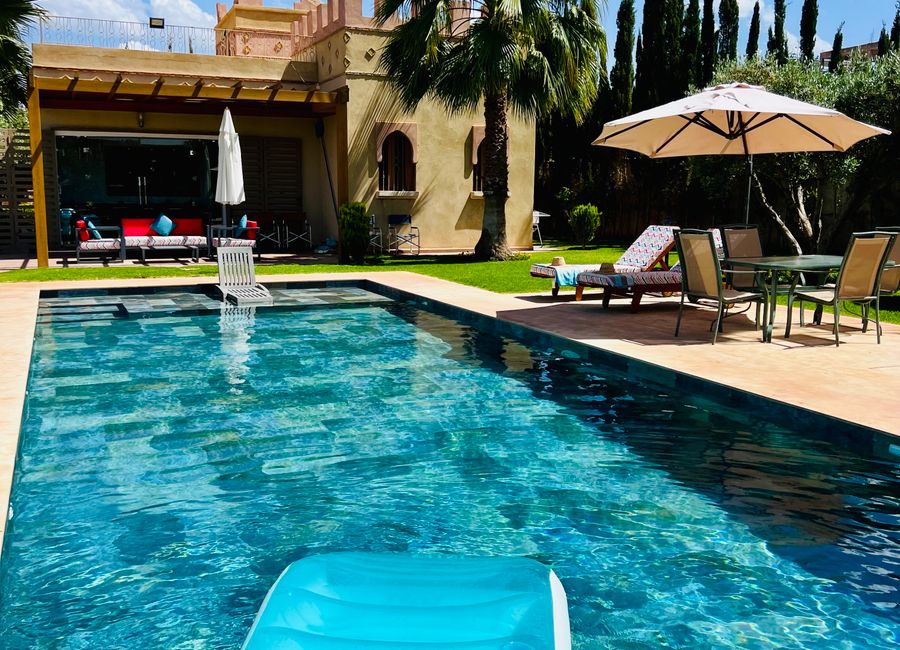 Photo 1 de Villa privée avec piscine à Lalla Takerkousst - Marrakech.