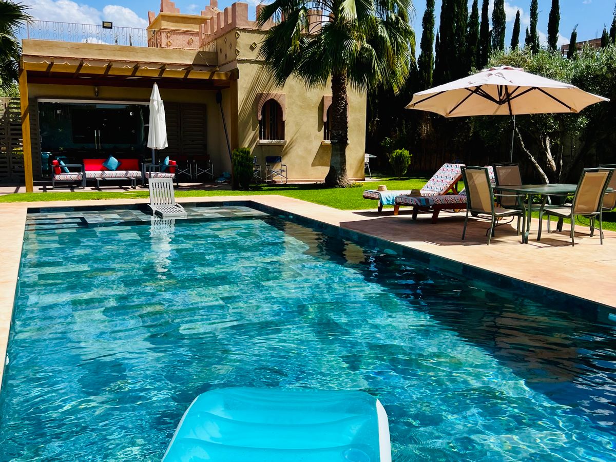 Photo de Villa privée avec piscine à Lalla Takerkousst - Marrakech.