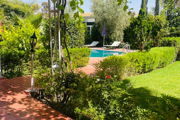 VILLA LES 3 PALMIERS MARRAKECH PISCINE 