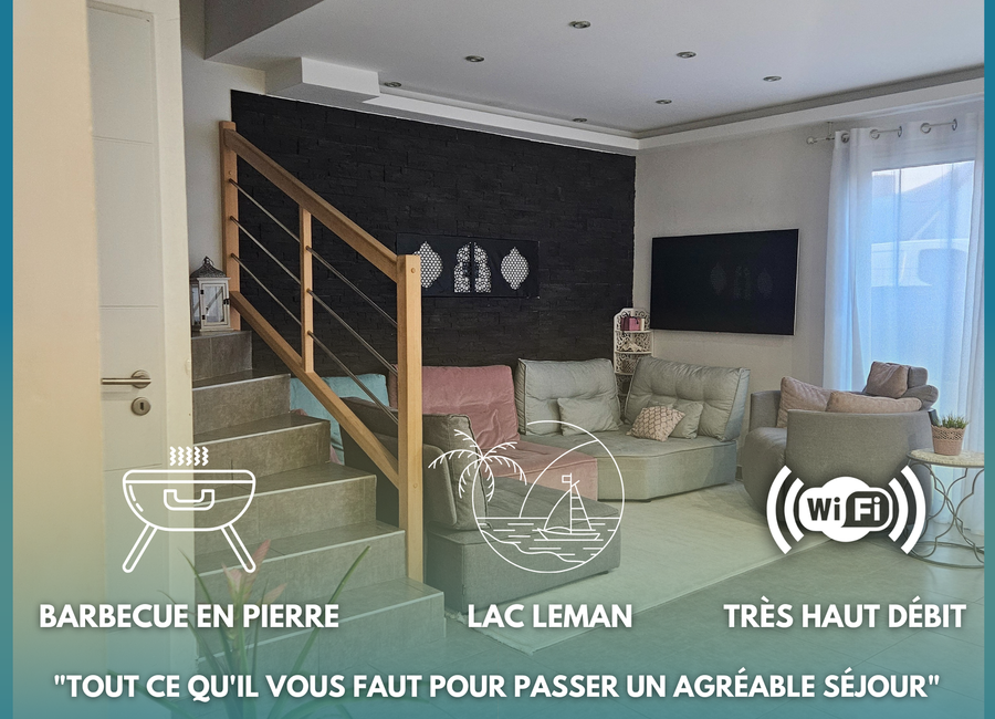 Photo 1 de Villa moderne, à 2 pas du lac Léman