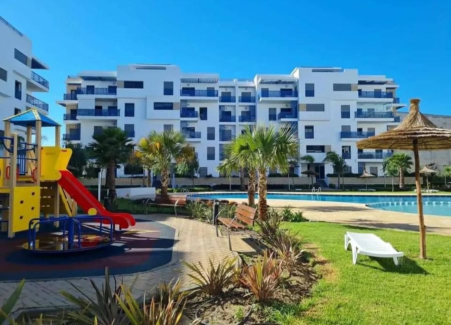 Photo 1 de Appart centre Martil avec Piscine - à 5 min de la plage🏝️