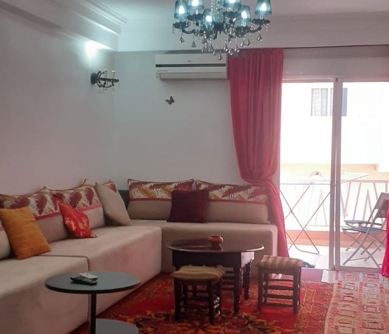 Photo 3 de Loue appartement à Marrakech dans résidence sécurisée avec piscine